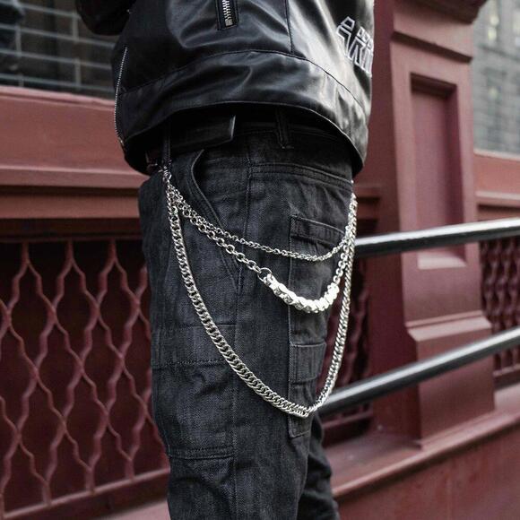 AKINGS Triple Pants Chain (Silver) - Picture 3 of 5